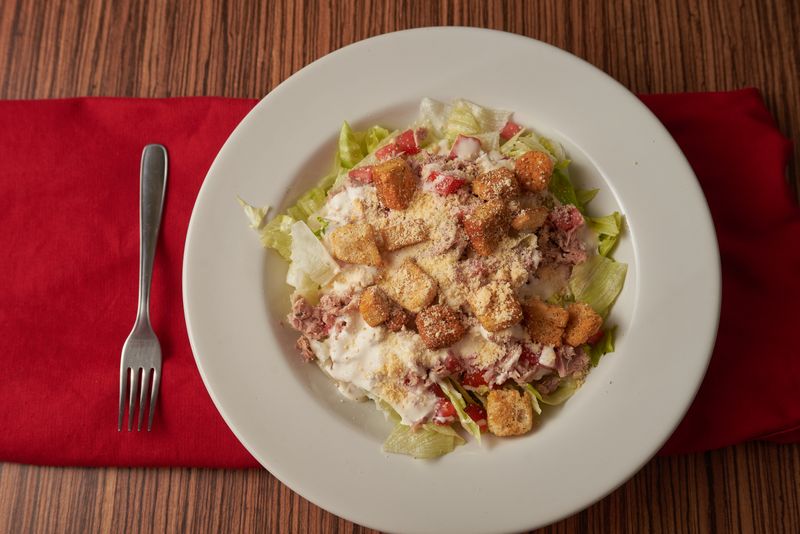 Caesar Salad — fresh side at Dewey's pizza