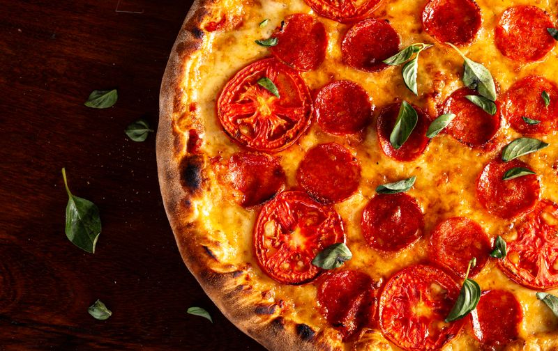 Meat Lovers pizza — loaded dewey's pizza
