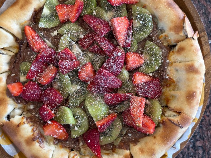 Nutella Dessert Pizza — sweet treat at Dewey's